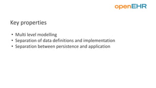Introduction to openEHR - InterHealth 2022 | PDF