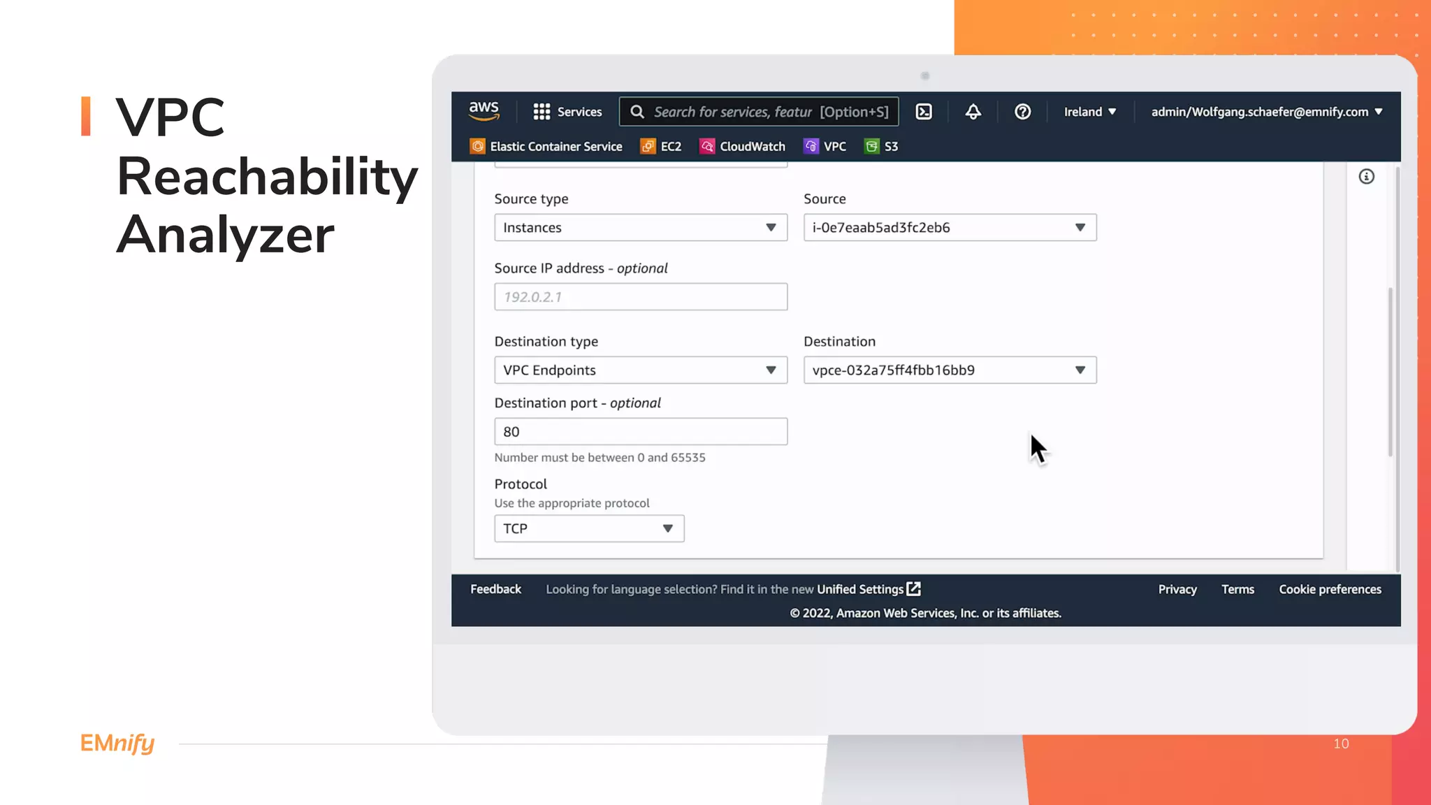 VPC
Reachability
Analyzer
 