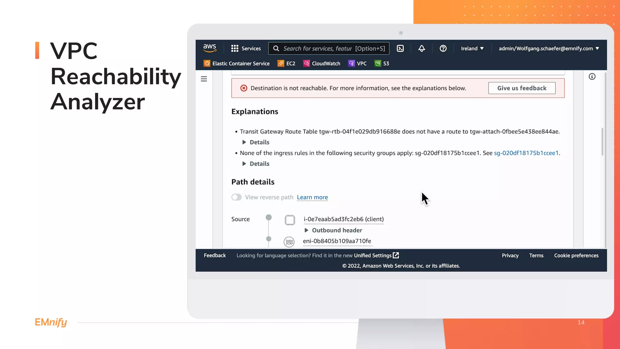 VPC
Reachability
Analyzer
 