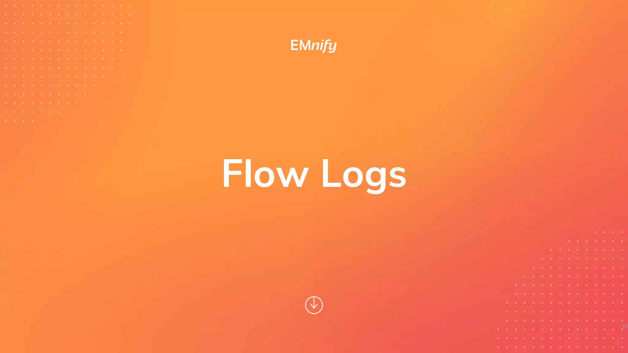 Flow Logs
30
 