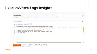 33
CloudWatch Logs Insights
 
