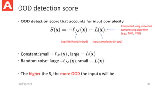 Recent Advances in Out-of-distribution Detection | PDF