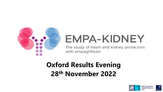 Oxford Results Evening
28th November 2022
 