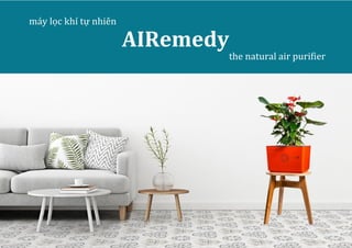 máy lọc khí tự nhiên
the natural air purifier
AIRemedy
 