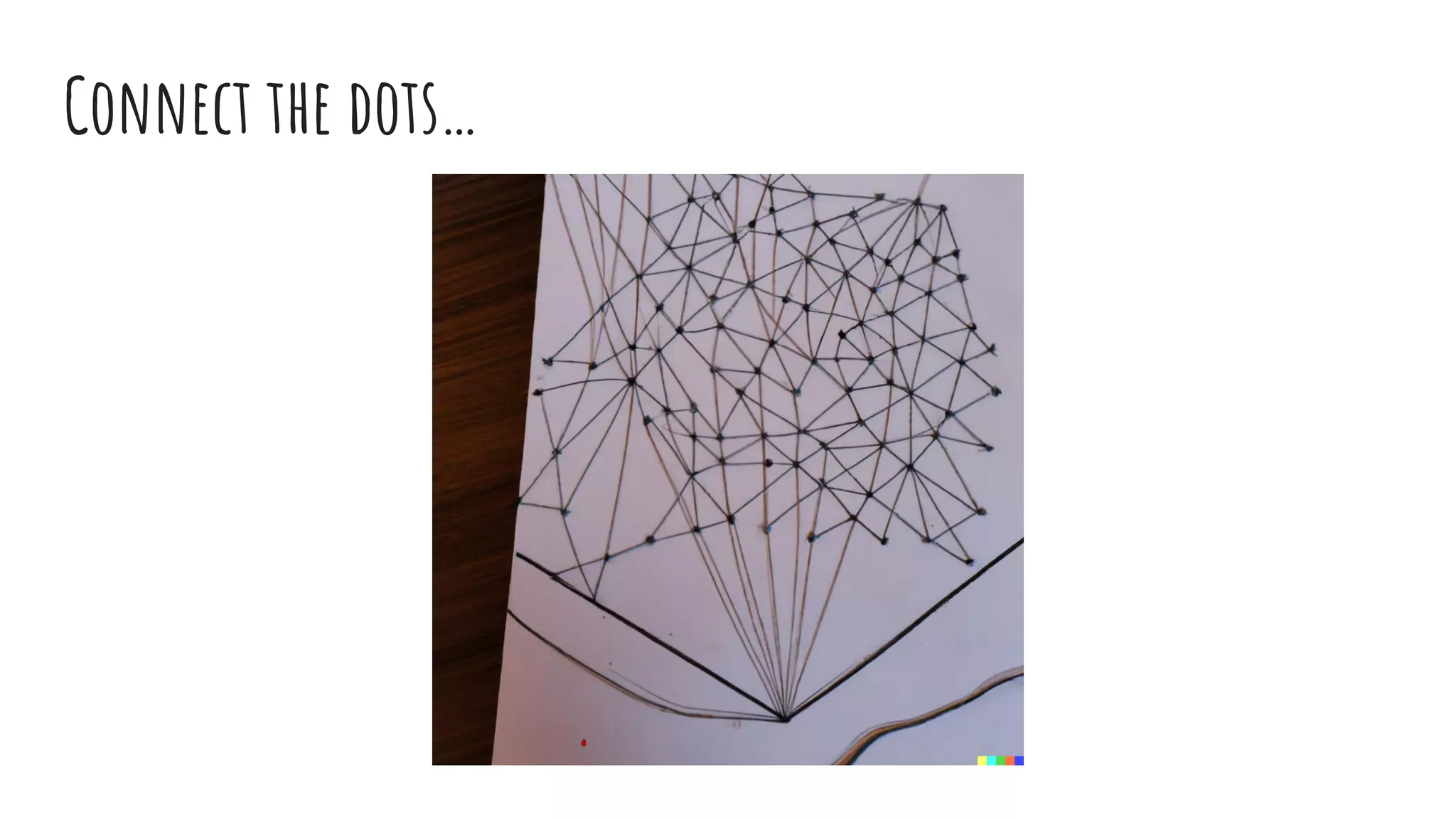 Connect the dots…
 