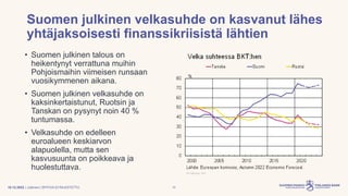 Pääjohtaja Olli Rehn: Euroopan talous ja rahapolitiikka  sodan ja energiakriisin varjossa, 16.12.2022
