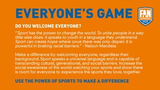 12th man FANconcept – Equal game - For all