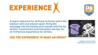 12th man FANconcept – Equal game - For all