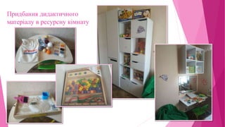 Придбання дидактичного
матеріалу в ресурсну кімнату
 