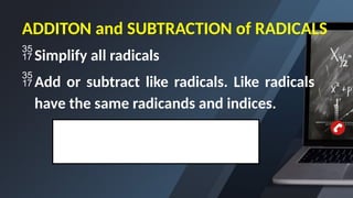 MATH 9- Addition & Subtraction of Radicals.pptx