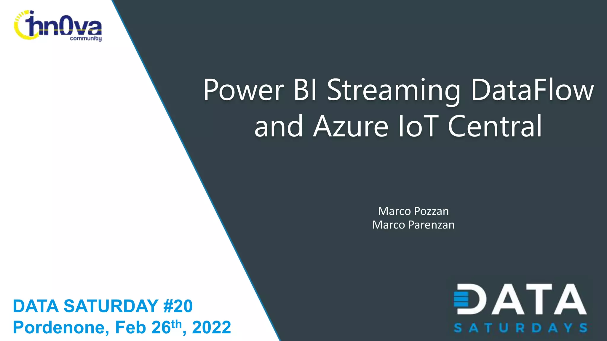 Power BI data flow and Azure IoT Central | PPT