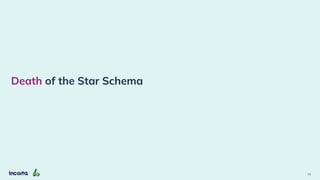 Death of the Star Schema
10
 