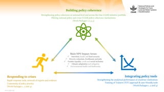 www.cgiar.org
Responding to crises
Building policy coherence
Strengthening policy coherence at national level and across t...