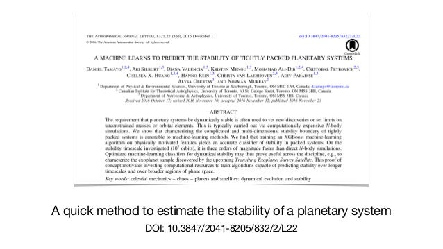 A quick method to estimate the stability of a planetary system

DOI: 10.3847/2041-8205/832/2/L22
 