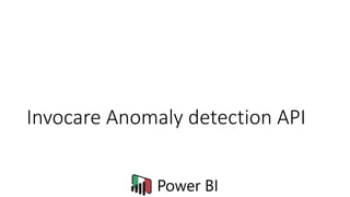 Invocare Anomaly detection API
 
