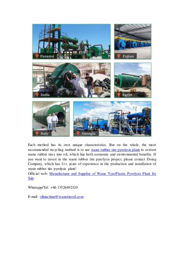 How can I recycle waste rubber tires?