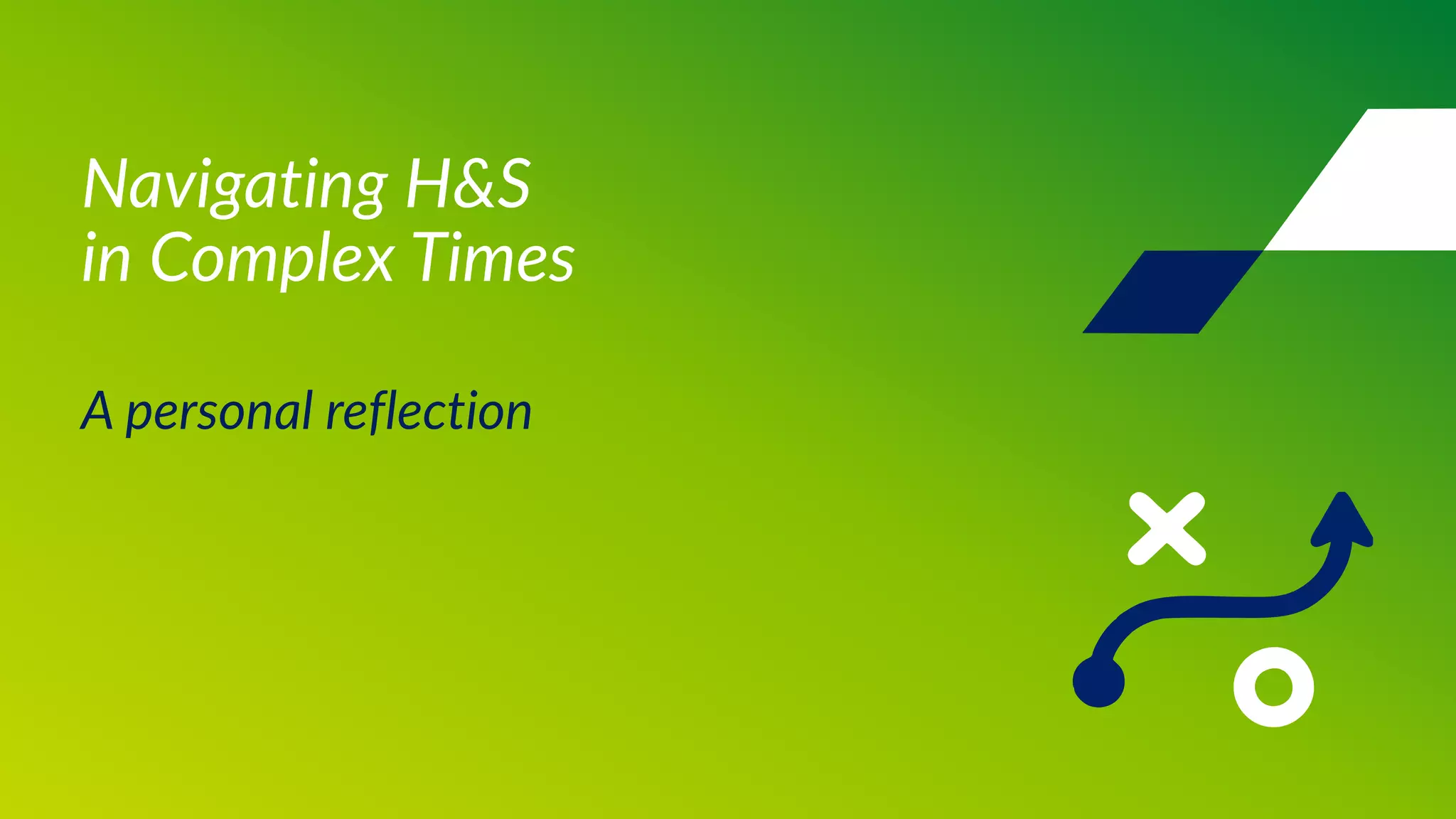 Navigating H&S
in Complex Times
A personal reflection
 