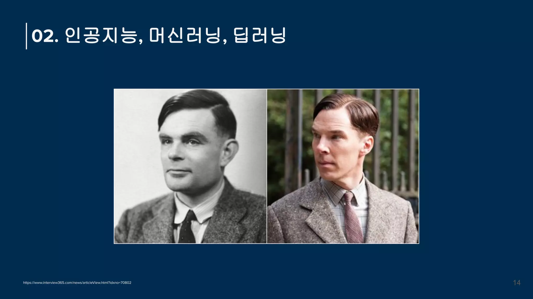 02. 인공지능, 머신러닝, 딥러닝
14
https://www.interview365.com/news/articleView.html?idxno=70802
 