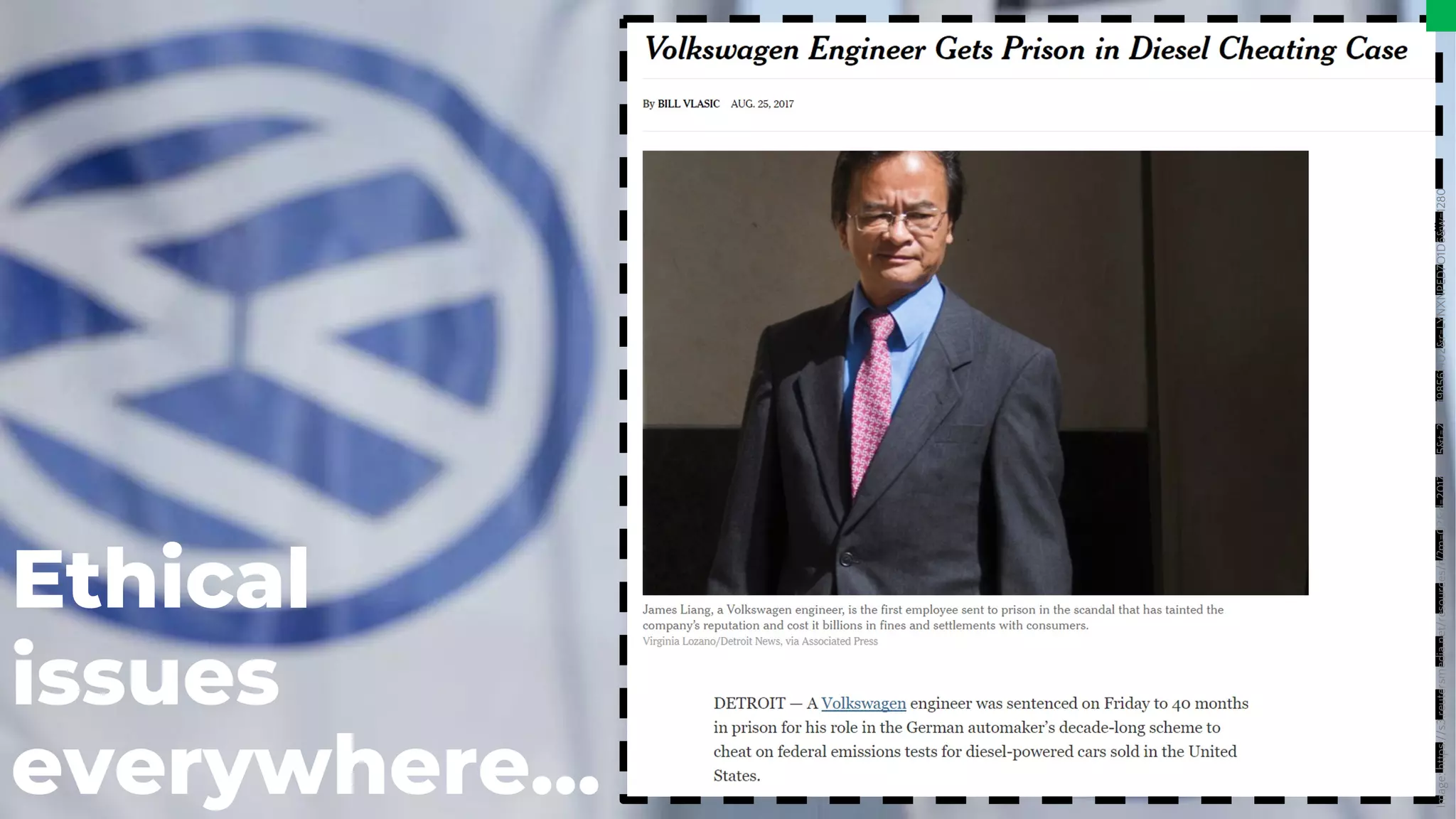 Image:
https://s3.reutersmedia.net/resources/r/?m=02&d=20170825&t=2&i=1198561402&r=LYNXNPED7O1D6&w=1280
Ethical
issues
everywhere…
 