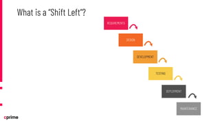 What is a “Shift Left”?
 