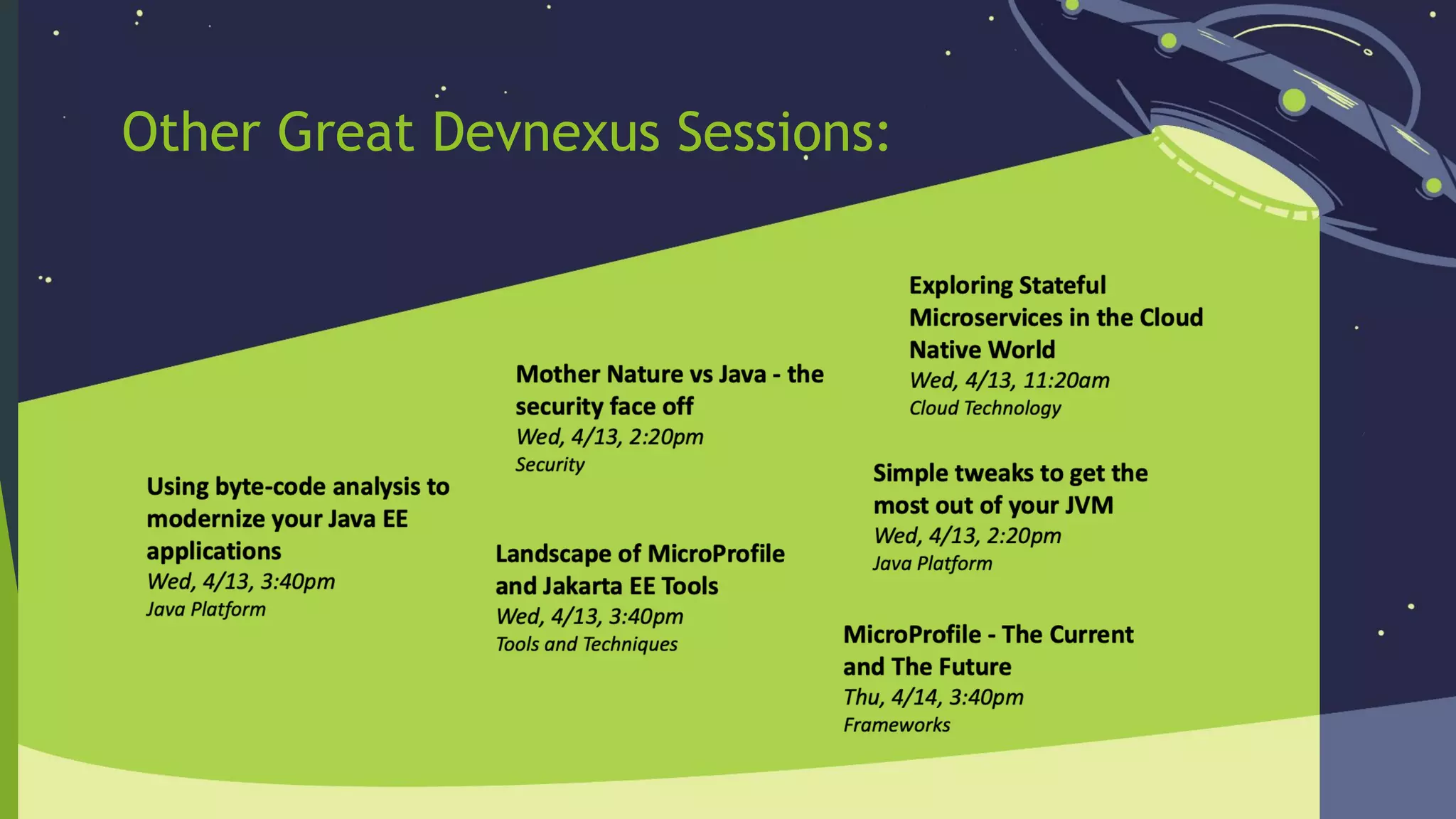 Other Great Devnexus Sessions:
 