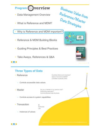 Essential Reference and Master Data Management | PDF | Databases ...