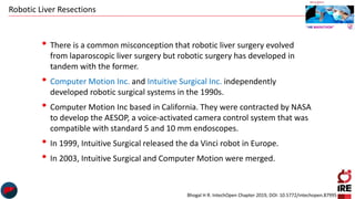 State of the art of robotic surgery in the liver | PPTX