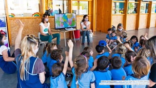 Talleres presenciales / Taller junto a salas de 3 y 4 sobre plantas
nativas, mariposas y otros polinizadores en escuela Quest Escobar
 