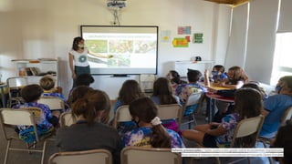 Talleres presenciales / Taller junto a 6to grado sobre ecosistemas rioplatenses,
ﬂora nativa e interacciones con polinizadores en escuela Quest Escobar
 
