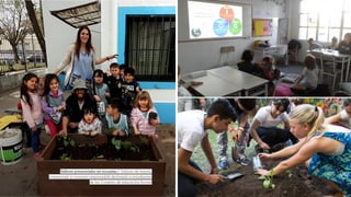 Talleres presenciales en escuelas / Talleres de huerta,
compostaje y consumo responsable destinado a estudiantes
de los 3 niveles de educación formal
 