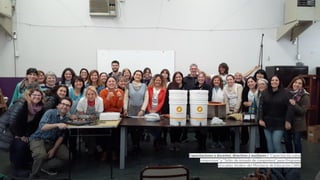 Capacitaciones a docentes, directivos y auxiliares / “Capacitación sobre
compostaje” y “Taller de armado de compostera” para Programa
«Escuelas Verdes» del Ministerio de Educación CABA.
 