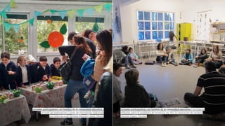 Jornadas participativas con familias de la comunidad educativa /
Jornada de elaboración y venta de mermelada elaborada
por niños/as y sus familias (Vicente López, Olivos)
Jornadas participativas con familias de la comunidad educativa / Jornada de
reﬂexión sobre el problema de la basura, las 3R y la separación de residuos
(Vicente López, Florida).
 