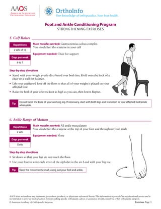 rehab foot and ankle final orthopedics pdf