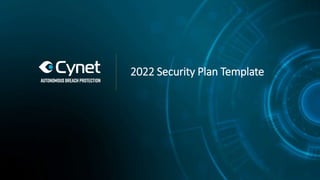 2022 Security Plan Template
 