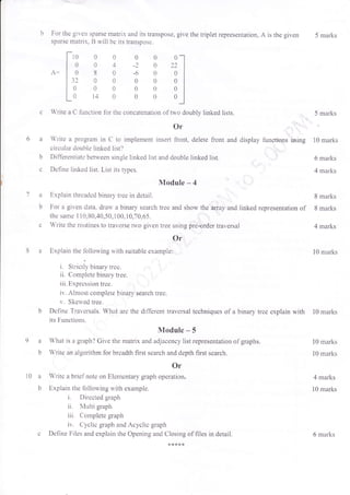 3rd Semester Computer Science and Engineering (ACU - 2022) Question ...