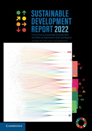 Includes the SDG Index and Dashboards
From Crisis to Sustainable Development:
the SDGs as Roadmap to 2030 and Beyond
SUSTAINABLE
DEVELOPMENT
REPORT 2022
 