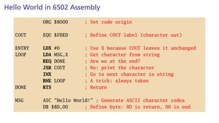 Advanced Assembly Programming for the Apple II | PDF