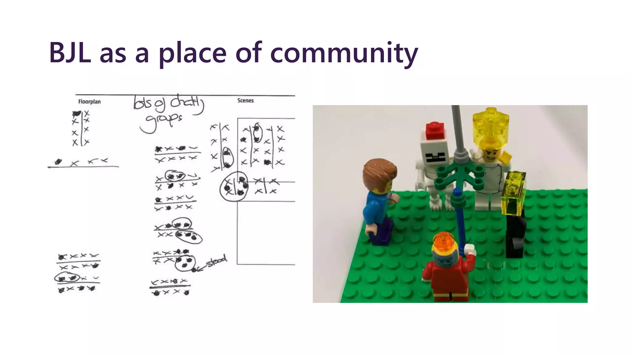 BJL as a place of community
 