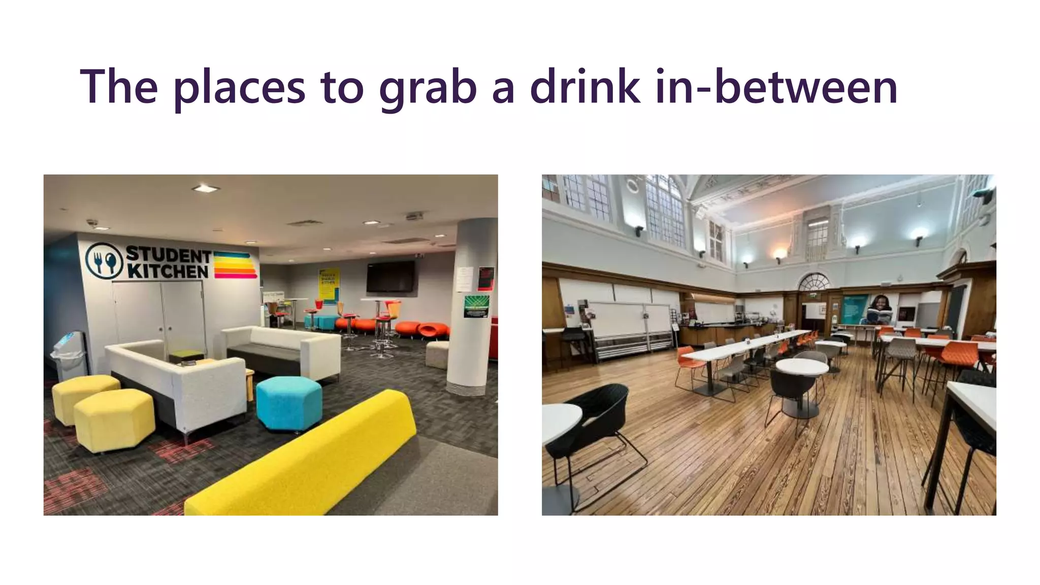 The places to grab a drink in-between
 