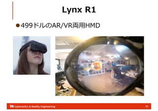 30
l499ɥAR/VRI?HMD
Lynx R1
 