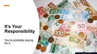 It’s Your
Responsibility
You’re probably paying
for it.
This Photo by Unknown Author is licensed under CC BY-NC-ND
 