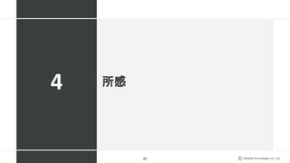 Mobility Technologies Co., Ltd.
所感
37
4
 