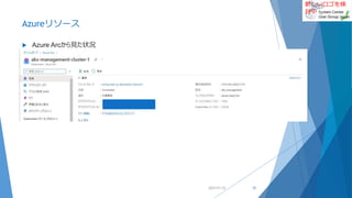 新しいロゴを検
討中
Azureリソース
 Azure Arcから見た状況
2022/01/22 35
 