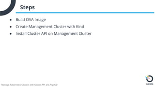 Manage Kubernetes Clusters with Cluster API and ArgoCD | PDF