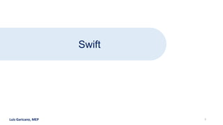 Luis Garicano, MEP
Swift
3
 