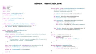 Domain / Presentation.swift
 