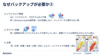 8
© Acronis 2022
3.
OS
Windows Update OS
4.
5.
 