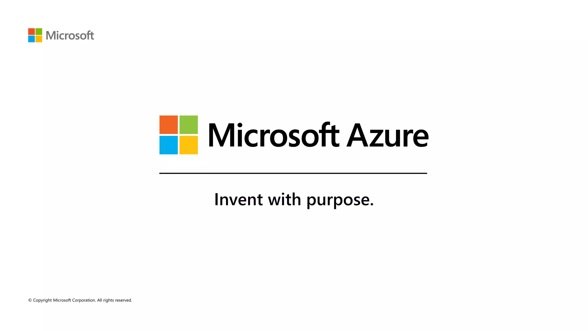 Invent with purpose.
 