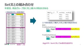 Qlik Tips 20220419 Aggr関数の使いどころ | PPT