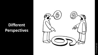 Different
Perspectives
 